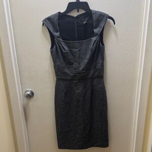 White House Black Market Charcoal Mini Dress